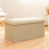 Storage Pouf Small Ottoman Square Rectangular Sofa Bench Pouf Foldable Change