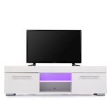 51Inch High Gloss Luxurious TV Unit Cabinet Modern Minimalist LED TV Stand Living Room