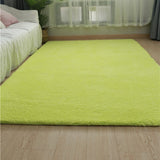 Nordic Fluffy Carpet Rugs for Bedroom Living Room Rectangle Large Size