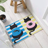 Cartoon Welcome Entrance Doormats Carpets Rugs Non-Slip Cat Dog Pet Gamer