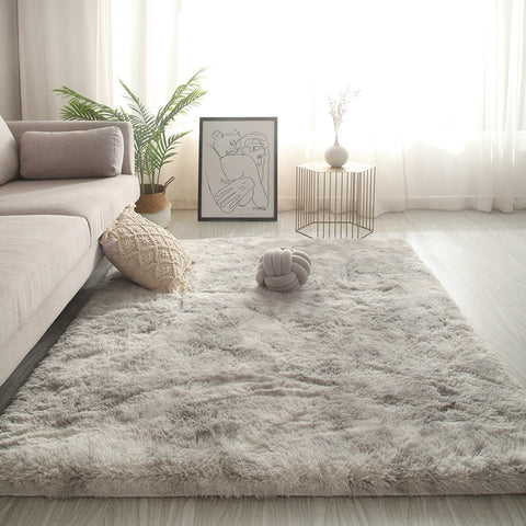 Long Hair Living Room Carpet Sofa Coffee Table Rug Bedroom Room