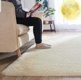 RULDGEE Shaggy Carpet for Living Room Home Plush Floor Alfombra Fluffy Mats Kid