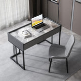 Rock board computer desk writing desk home office bedroom with drawersmuebles