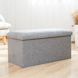 Storage Pouf Small Ottoman Square Rectangular Sofa Bench Pouf Foldable Change