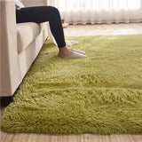 RULDGEE Shaggy Carpet for Living Room Home Plush Floor Alfombra Fluffy Mats Kid