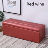 Storage Boxes Multifunctional Creative Storage Pouf Solid Wood