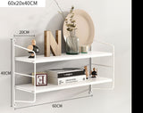 Wall shelf iron TV wall decoration partition living room no punch kitchen rack