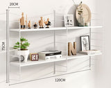 Wall shelf iron TV wall decoration partition living room no punch kitchen rack