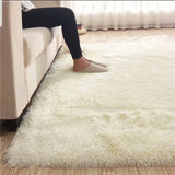 RULDGEE Shaggy Carpet for Living Room Home Plush Floor Alfombra Fluffy Mats Kid