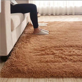 RULDGEE Shaggy Carpet for Living Room Home Plush Floor Alfombra Fluffy Mats Kid