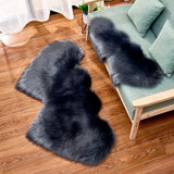 Winter Carpets For Living Room Double Love Heart Shaggy Area Rugs Valentine