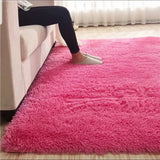 RULDGEE Shaggy Carpet for Living Room Home Plush Floor Alfombra Fluffy Mats Kid