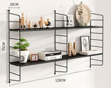 Wall shelf iron TV wall decoration partition living room no punch kitchen rack