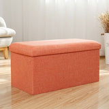 Storage Pouf Small Ottoman Square Rectangular Sofa Bench Pouf Foldable Change