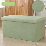 Cotton Rectangular Storage Stool, Stool Can Sit on Adult Sofa, Shoe Bench.