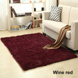 Silky Shaggy Carpet for Living Room Home Warm Plush Floor Rugs fluffy Mats