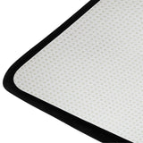 Non-slip Area Rugs Pad Cover Black White Checkered Pattern Floor Mat