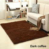 Silky Shaggy Carpet for Living Room Home Warm Plush Floor Rugs fluffy Mats