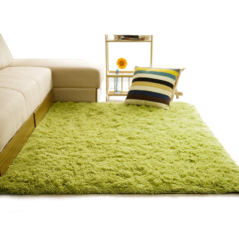 Silky Shaggy Carpet for Living Room Home Warm Plush Floor Rugs fluffy Mats