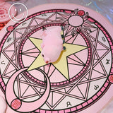 Cartoon Card Captor Sakura Rug Mat Magic Array Carpet Doormat Antislip