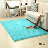 Silky Shaggy Carpet for Living Room Home Warm Plush Floor Rugs fluffy Mats