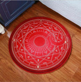 Cartoon Card Captor Sakura Rug Mat Magic Array Carpet Doormat Antislip