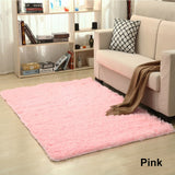 Silky Shaggy Carpet for Living Room Home Warm Plush Floor Rugs fluffy Mats