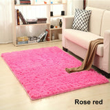 Silky Shaggy Carpet for Living Room Home Warm Plush Floor Rugs fluffy Mats