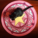 Cartoon Card Captor Sakura Rug Mat Magic Array Carpet Doormat Antislip