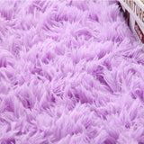 Silky Shaggy Carpet for Living Room Home Warm Plush Floor Rugs fluffy Mats