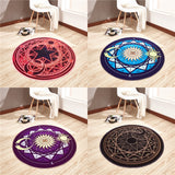 Cartoon Card Captor Sakura Rug Mat Magic Array Carpet Doormat Antislip