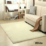 Silky Shaggy Carpet for Living Room Home Warm Plush Floor Rugs fluffy Mats