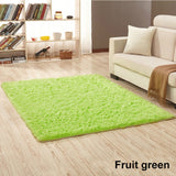 Silky Shaggy Carpet for Living Room Home Warm Plush Floor Rugs fluffy Mats