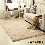 Silky Shaggy Carpet for Living Room Home Warm Plush Floor Rugs fluffy Mats