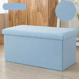 Cotton Rectangular Storage Stool, Stool Can Sit on Adult Sofa, Shoe Bench.