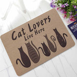 Carpet Cat Doormat Outdoor Rugs Rubber Floor Mat Non-slip Kitchen Rug Entrance