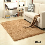 Silky Shaggy Carpet for Living Room Home Warm Plush Floor Rugs fluffy Mats