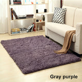 Silky Shaggy Carpet for Living Room Home Warm Plush Floor Rugs fluffy Mats