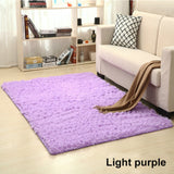 Silky Shaggy Carpet for Living Room Home Warm Plush Floor Rugs fluffy Mats