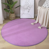 Newest Round Coral Velvet Carpet Color Water Absorption Sofa Carpet