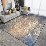 Geometric Carpet for Living Room Velvet Rug Bedroom Soft Square