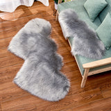 Winter Carpets For Living Room Double Love Heart Shaggy Area Rugs Valentine