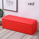 Storage Boxes Multifunctional Creative Storage Pouf Solid Wood