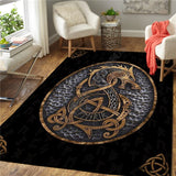 Skull carpet Square Anti-Skid Area Floor Mat 3D Rug Non-slip Mat