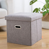 Storage Pouf Small Ottoman Square Rectangular Sofa Bench Pouf Foldable Change