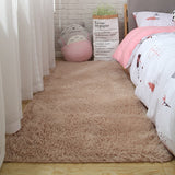 Fluffy Tie Dye Carpets For Bedroom Decor Modern Home Floor Mat Large Washable Nordica