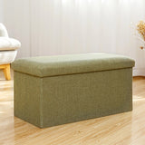 Storage Pouf Small Ottoman Square Rectangular Sofa Bench Pouf Foldable Change