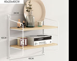 Wall shelf iron TV wall decoration partition living room no punch kitchen rack