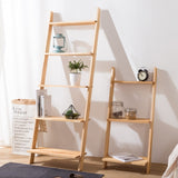 Floor plant stand solid wood ladders books shelf wall organizer kitchen storage