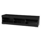 TV Cabinet Modern LED TV Stands Living Room Furniture with 6 Open Drawers